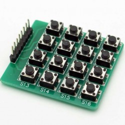 4x4 Keypad - 16 Key - Matrix - PCB with Push Buttons
