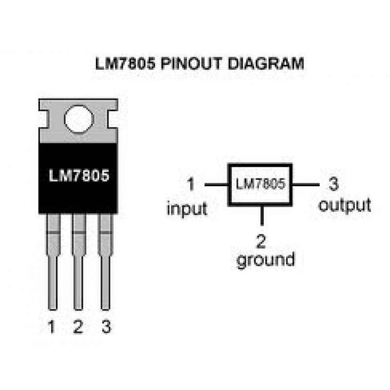 Voltage Regulator Ic 7805