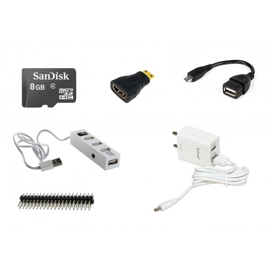 Buy Raspberry Pi 5 (8 GB RAM) Basic Starter Kit Online In India at