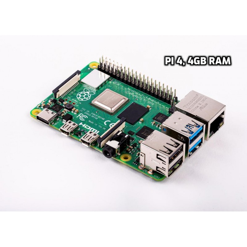 Raspberry Pi 4 Model B With 4 Gb Ram