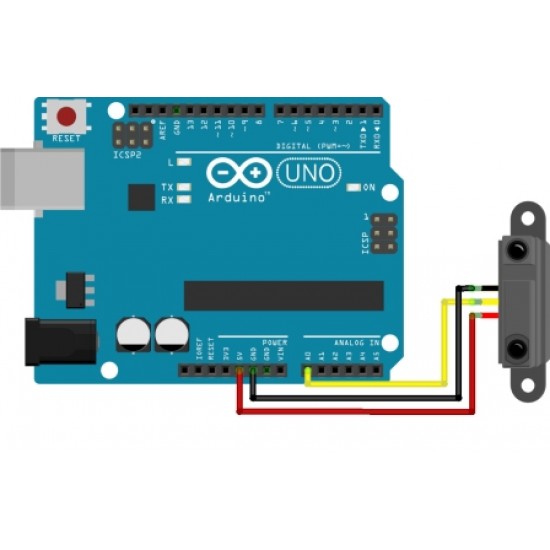 GP2Y0A21YK - Infrared Proximity Sensor - Sharp