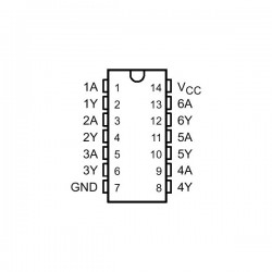 IC 7404 - NOT Gate