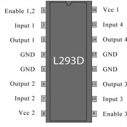 L293D Motor Driver IC