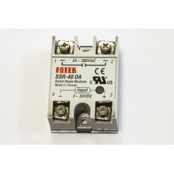 SSR-40DA Solid State Relay (SSR) 3-32V DC / 24V-380V AC / 40A 