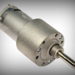 Geared 100 RPM Side Shaft Motor