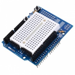 Uno r3Proto Shield with Breadboard