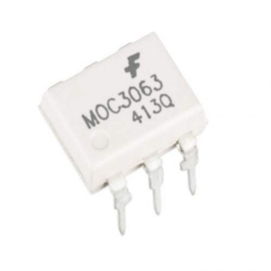 MOC3043 IC - Zero-Cross Optoisolator Triac Driver IC