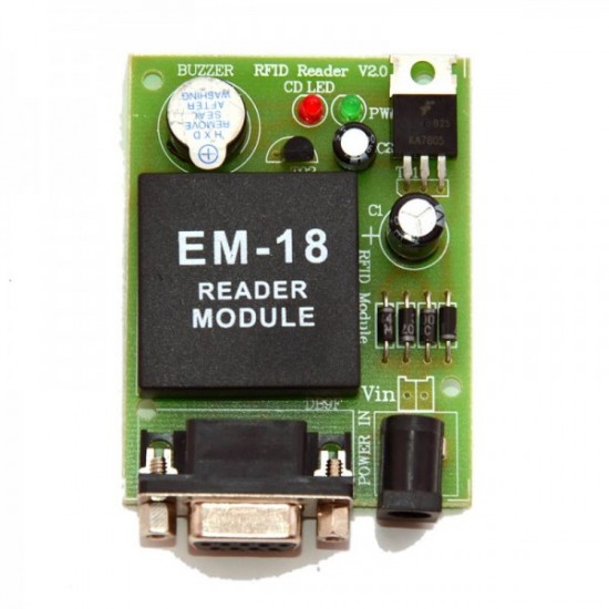 RFID Card Reader - RS232 & Serial UART - 125Khz