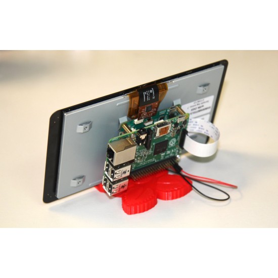 Raspberry-Pi 7" Touch Screen Display with 10 Finger Capacitive Touch 