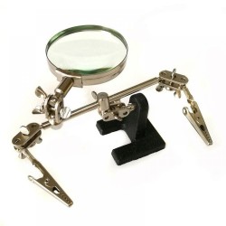 BEST-168Z Magnifying Glass Stand with 2 Clips