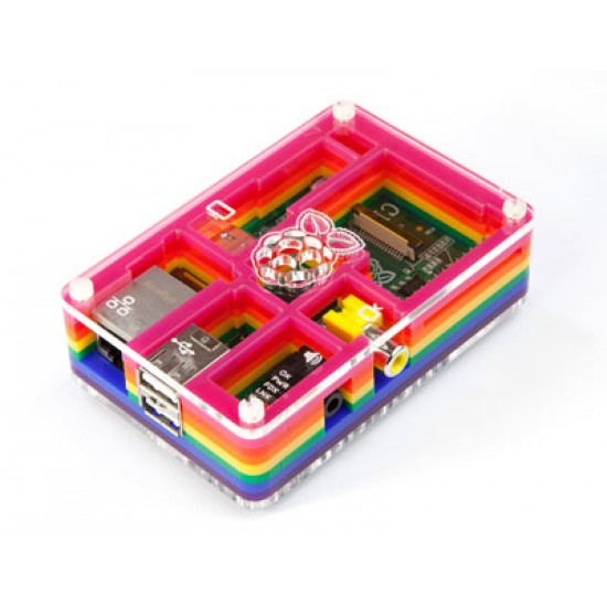 Rainbow Case for Raspberry Pi